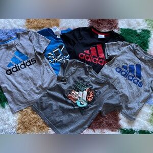 5 Adidas 3T boys short sleeve tops
